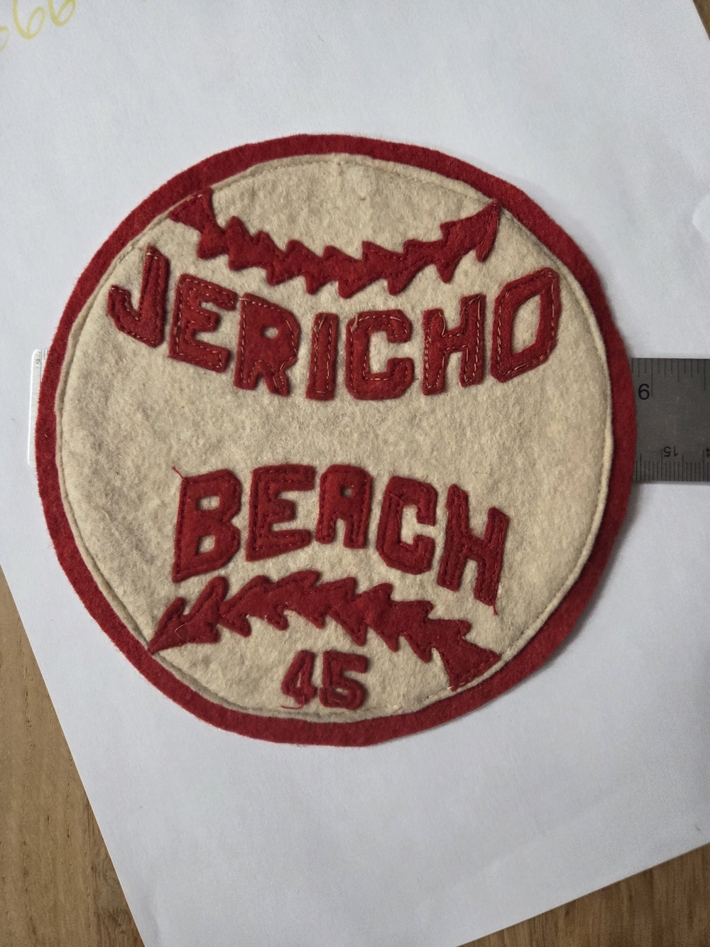 Jericho Beach 45 Baseball Patch